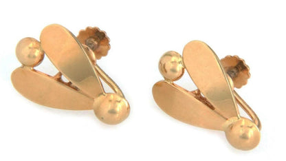 Retro Tiffany & Co. 14k Yellow Gold Floral Earrings | Earrings | catalog, Designer Jewelry, Earrings, Tiffany & Co., Vintage | Tiffany & Co.