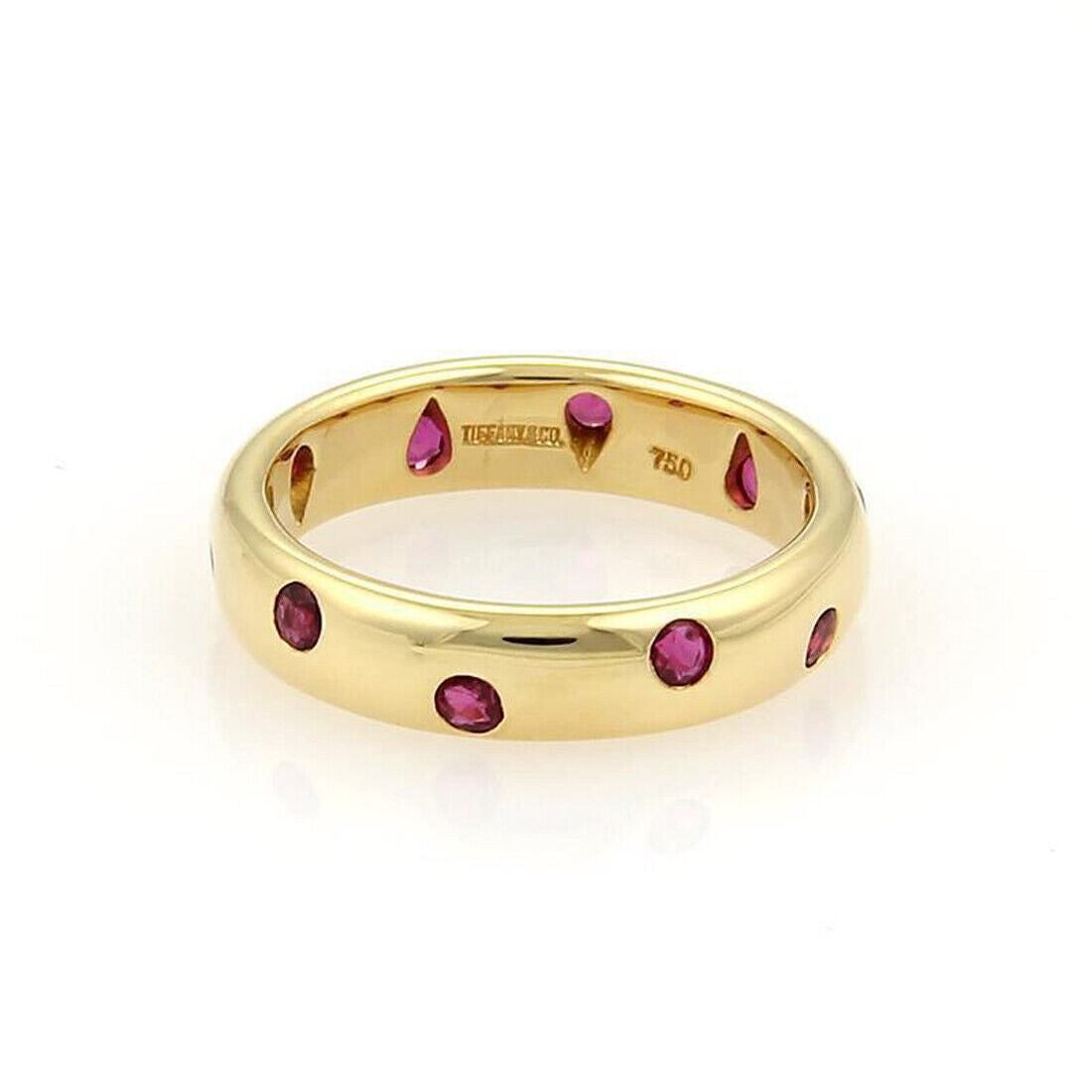 Tiffany & Co Etoile 18k Yellow Gold Ruby Band Ring | Rings | bands, catalog, Designer Jewelry, Rings, Tiffany & Co. | Tiffany & Co.