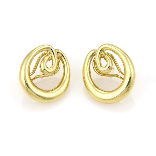 Tiffany & Co. Double Loop Open Oval 18k Yellow Gold Earrings | Earrings | catalog, Designer Jewelry, Earrings, Tiffany & Co. | Tiffany & Co.