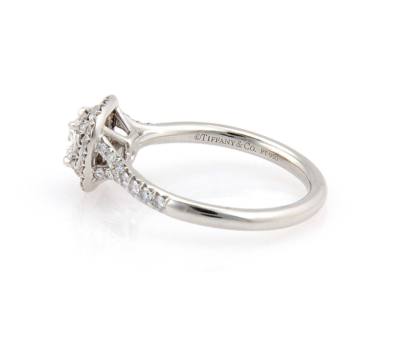 Tiffany & Co. Soleste Diamond Platinum Ring