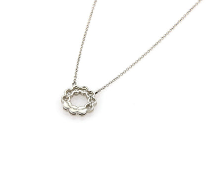 Tiffany & Co. Circle Jazz 0.52ct Diamond Platinum Pendant Necklace