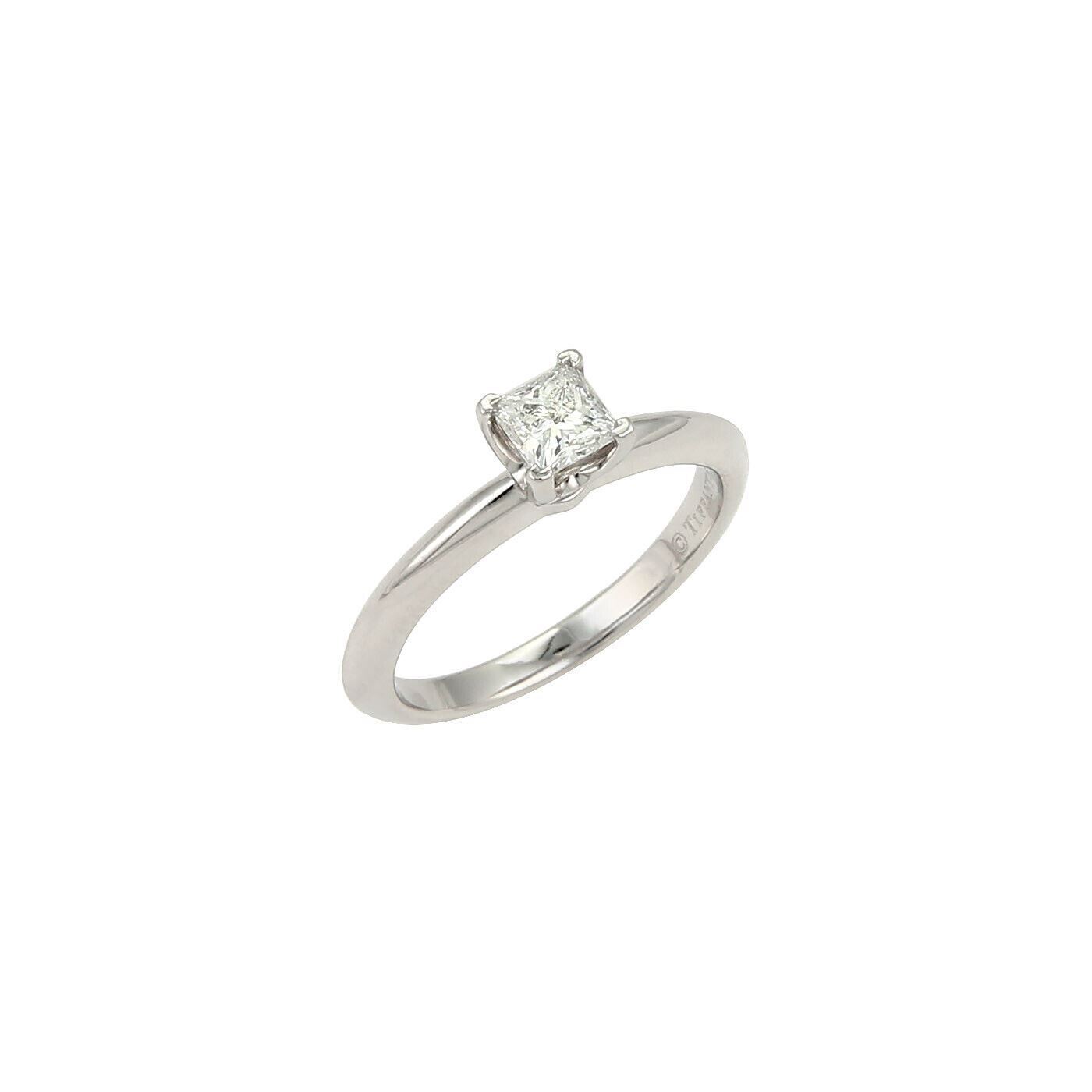 Tiffany & Co. 0.32ct F VVS2 Princess Diamond Platinum Engagement Ring | Rings | catalog, Designer Jewelry, Rings, Tiffany & Co. | Tiffany & Co.