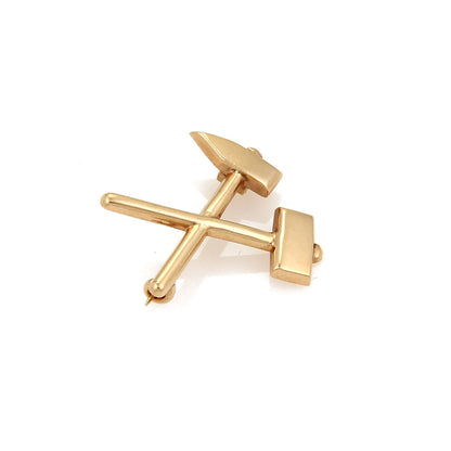 Tiffany & Co. Hammer & Chisel 18k Rose Gold Pin Brooch | brooches | Brooches, catalog, Designer Jewelry, pins, Tiffany & Co. | Tiffany & Co.