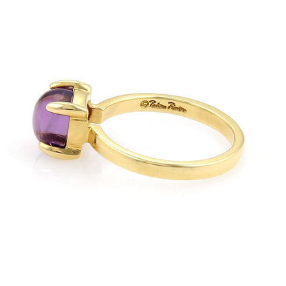 Tiffany & Co. Picasso 18k Yellow Gold Amethyst Sugar Stacks Ring Size 7