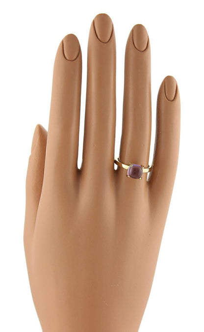 Tiffany & Co. Picasso 18k Yellow Gold Amethyst Sugar Stacks Ring Size 7