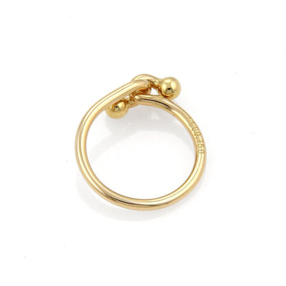 Tiffany & Co. 18k Yellow Gold Double Hook Band Ring