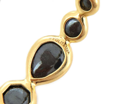 Ippolita Rock Candy Gelato Quartz 18k Yellow Gold Multi-Stone Bracelet Bangle