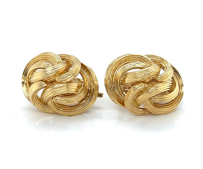 Tiffany & Co. 18k Yellow Gold Sailor Knot Clip On Earrings | Earrings | catalog, Designer Jewelry, Earrings, Tiffany & Co. | Tiffany & Co.