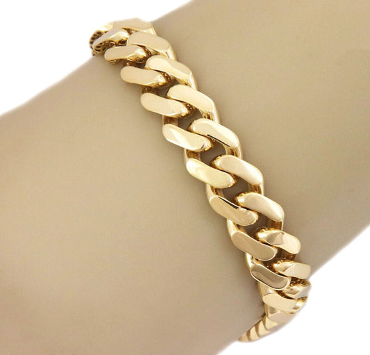 Monaco Classic 14k Yellow Gold Flat Cuban Link Bracelet | Bracelets | Bracelets, catalog, Estate | Estate