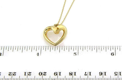 Tiffany & Co. Picasso Tenderness 18k Yellow Gold Heart Pendant Necklace
