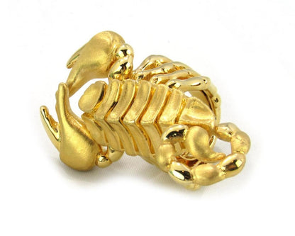 Giordana Castellan Italy 14k Yellow Gold Ex Large Scorpion Ring