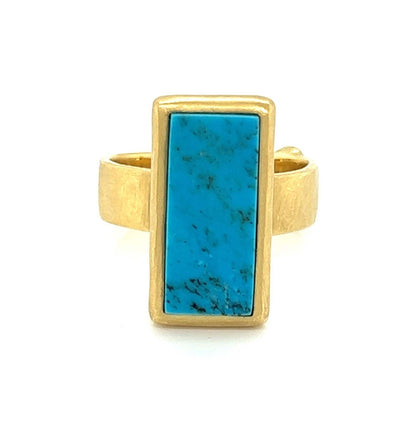 H.Stern Turquoise Diamond 18k Yellow Gold Long Top Ring | Rings | catalog, Designer Jewelry, H.Stern, Rings | H.Stern