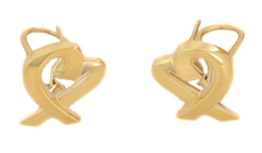 Tiffany & Co. Picasso Medium Size Loving Hearts 18k Yellow Gold Earrings | Earrings | catalog, Designer Jewelry, Earrings, Tiffany & Co. | Tiffany & Co.