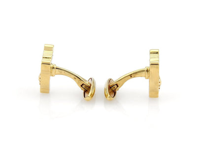 Carrera Y Carrera 18k Yellow Gold Cheetah Stud Cufflinks