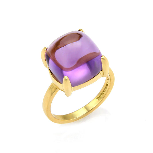 Tiffany & Co. Picasso Amethyst Sugar Stacks 18k Yellow Gold Ring Size 6.5 | Rings | catalog, Designer Jewelry, Paloma Picasso, Rings, Sugar stacks, Tiffany & Co. | Tiffany & Co.
