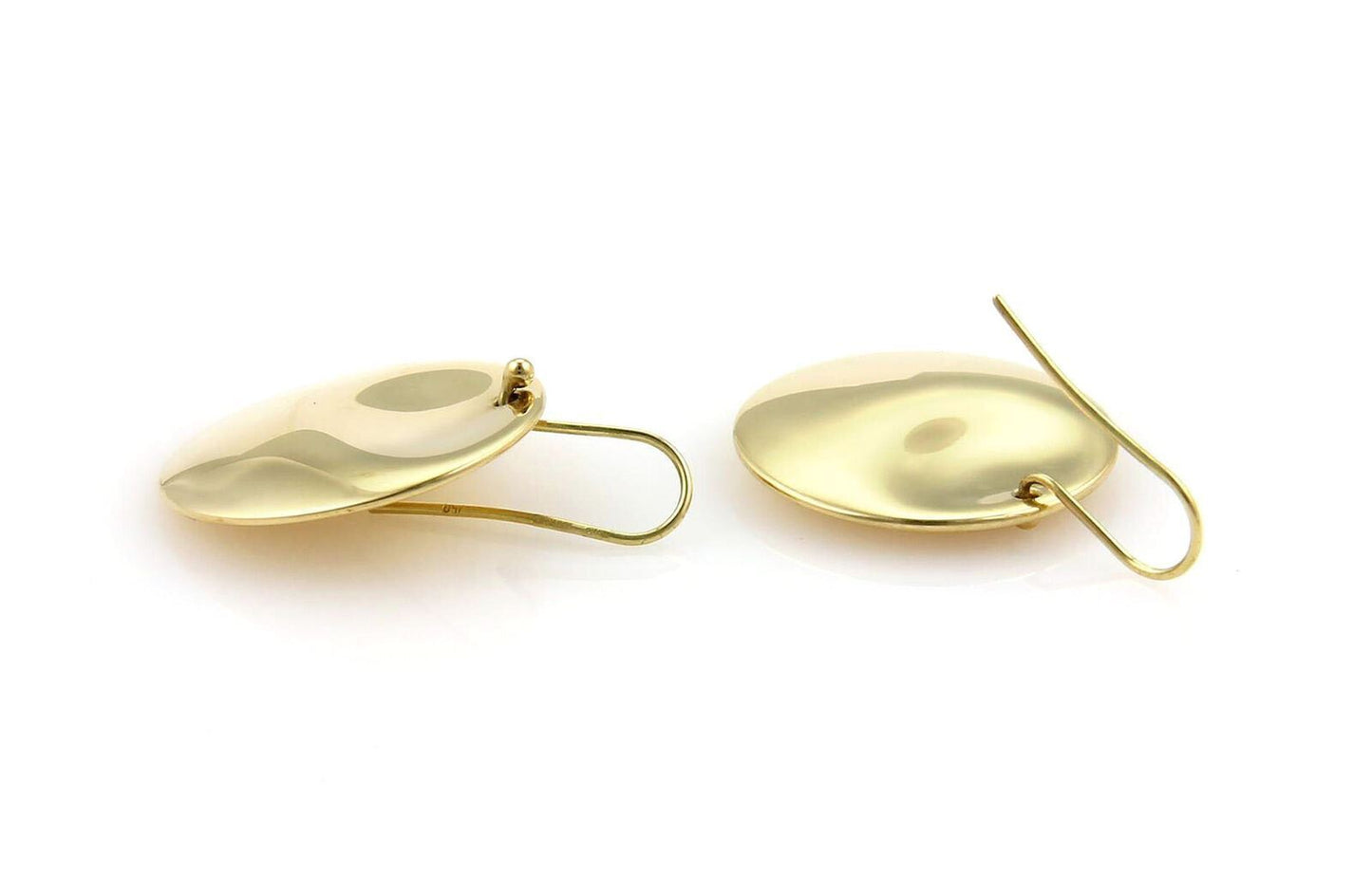 Tiffany & Co. Peretti 18k Yellow Gold Dangle Round Earrings
