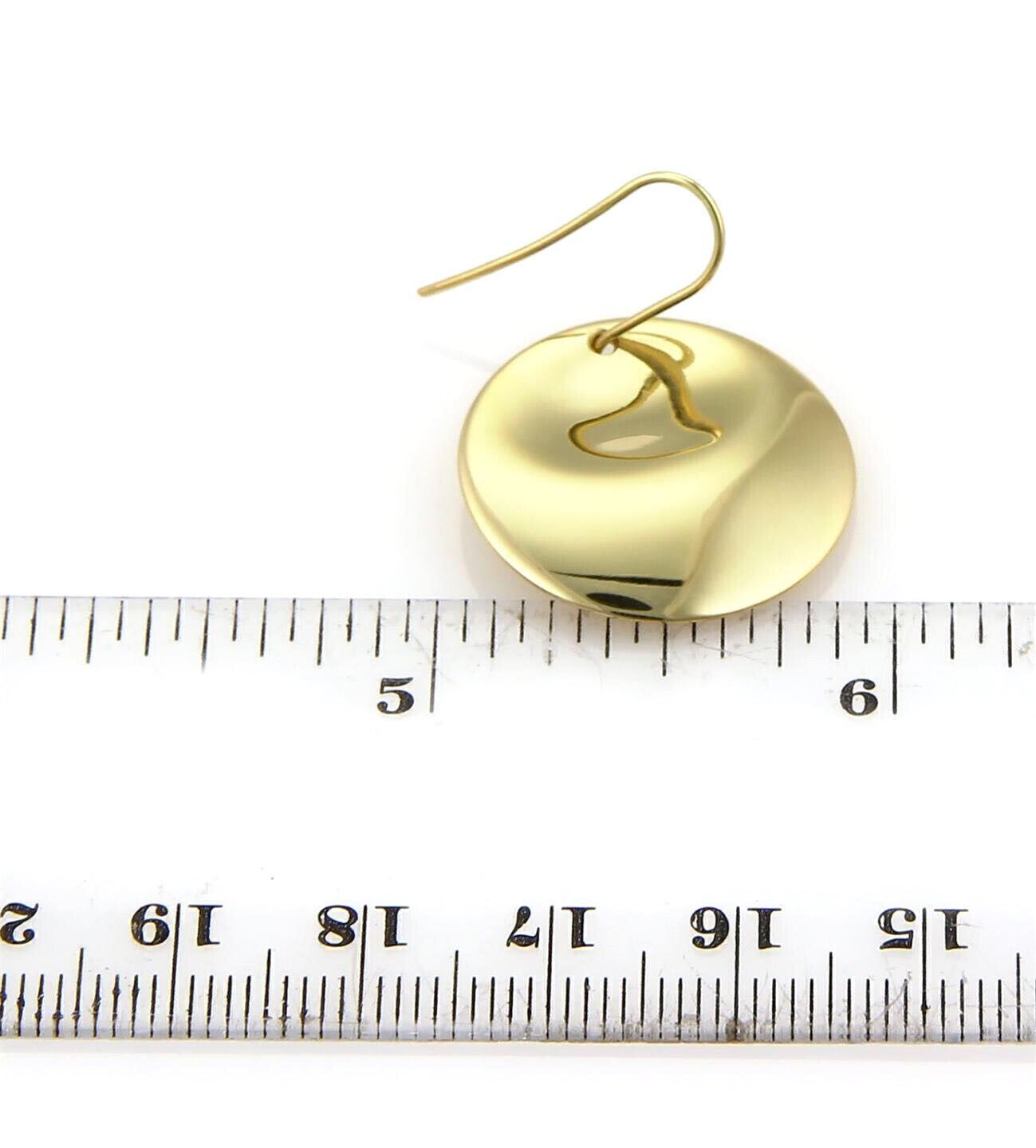 Tiffany & Co. Peretti 18k Yellow Gold Dangle Round Earrings