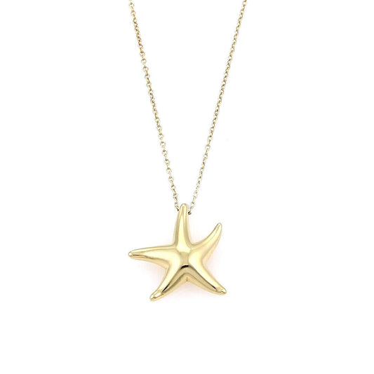 Tiffany & Co. Peretti Starfish 18k Yellow Gold Pendant Necklace | Necklaces | catalog, Designer Jewelry, Elsa Peretti, Necklaces, Pendants, Tiffany & Co. | Tiffany & Co.