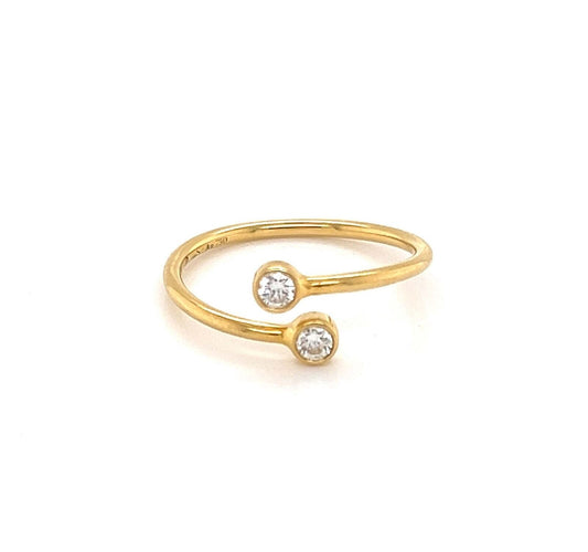 Tiffany & Co. 18k Yellow Gold Peretti Diamond Hoop Ring | Rings | catalog, Designer Jewelry, Elsa Peretti, Rings, Tiffany & Co. | Tiffany & Co.