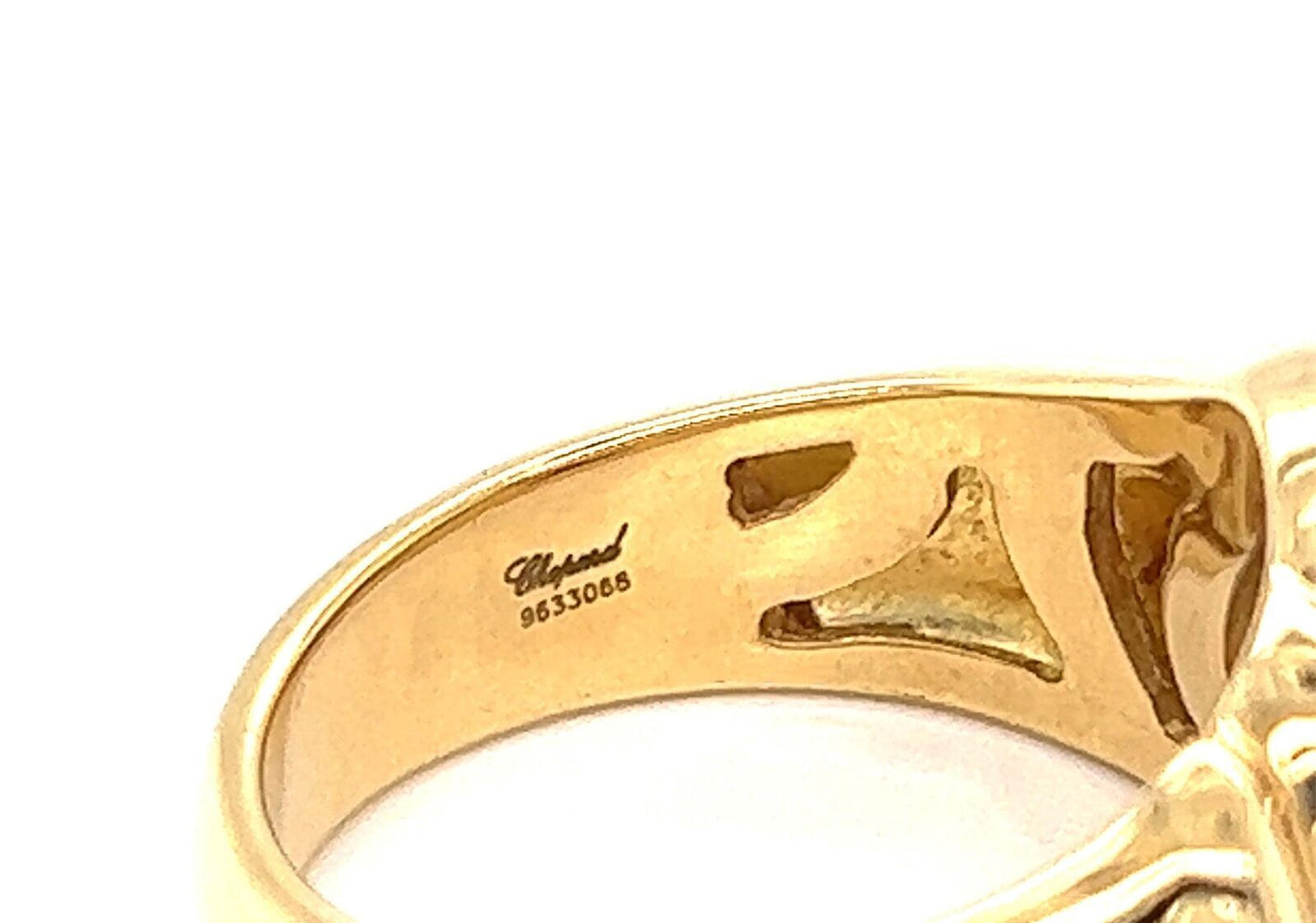 Chopard Tear Drop Amethyst 18k Yellow Gold Fancy Band Ring
