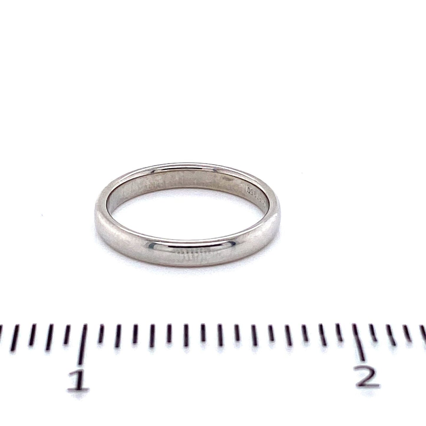 Tiffany & Co. Platinum Plain Wedding Band Ring