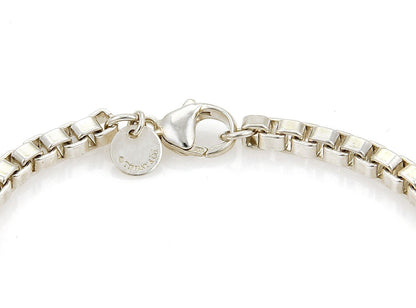 Tiffany & Co. Venetian Box Link Sterling Silver Bracelet