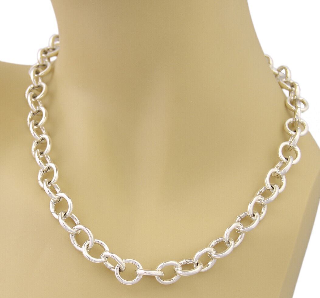Tiffany & Co. Clasping Sterling Silver Link Chain Necklace | Necklaces | catalog, Chains, Designer Jewelry, Necklaces, Sterling Silver, Tiffany & Co. | Tiffany & Co.
