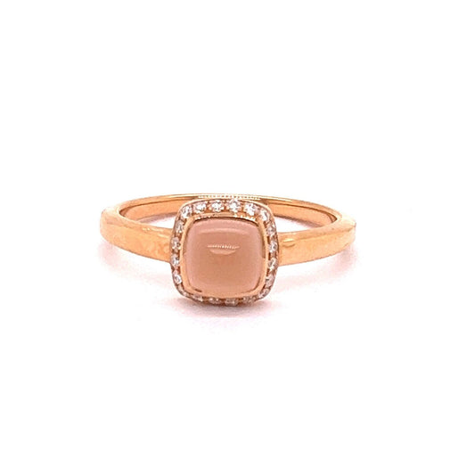 Fred of Paris Paindesure Diamond Pink Quartz 18k Rose Gold Ring - Size 8 | Rings | catalog, Designer Jewelry, Fred of Paris, Rings | Fred of Paris