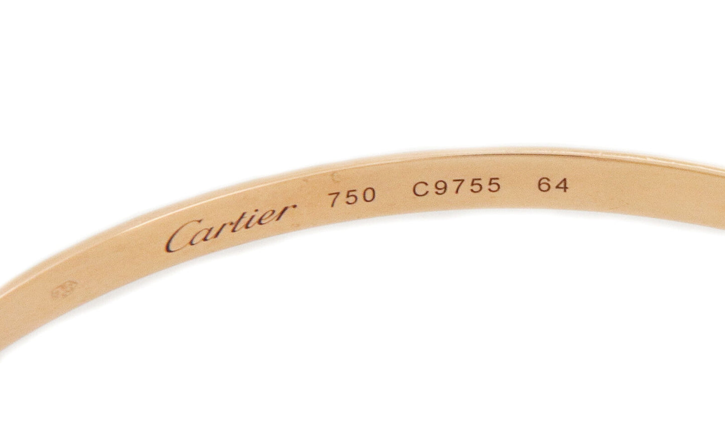 Cartier Trinity 18k Tri Color Gold Three Bangles Size 64