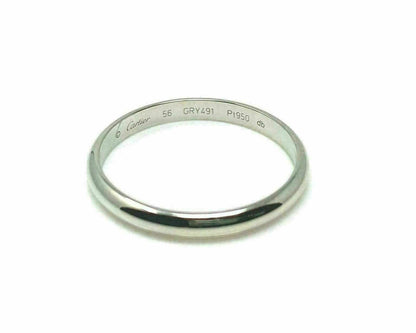 Cartier 1895 Platinum Wedding Band Ring w/Cert - Size 7.5 | Rings | bands, cartier, catalog, Designer Jewelry, Rings | Cartier