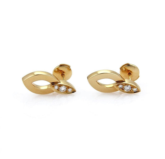Cartier Diadea Diamond 18k Yellow Gold Earrings | Earrings | cartier, catalog, Designer Jewelry, Earrings | Cartier