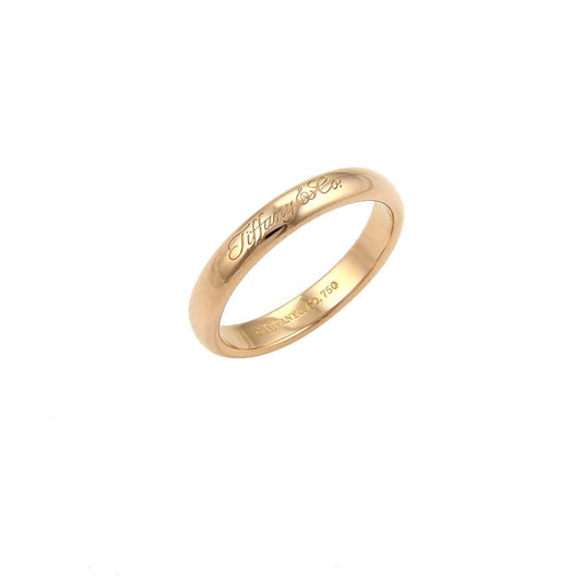 Tiffany & Co. Notes 18k Rose Gold 3mm Wide Dome Band Ring | Rings | bands, catalog, Designer Jewelry, Rings, Tiffany & Co. | Tiffany & Co.