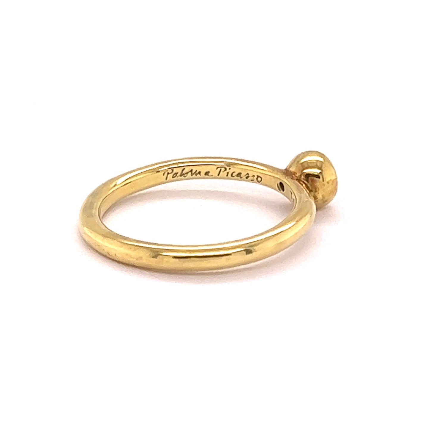 Tiffany & Co. Picasso 18k Yellow Gold Blue Sapphire Ring